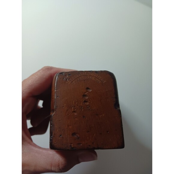 Moulson Brothers Antique Wood Plane Blade 1800s Greenfield Tool Co Coffin - Picture 2 of 13